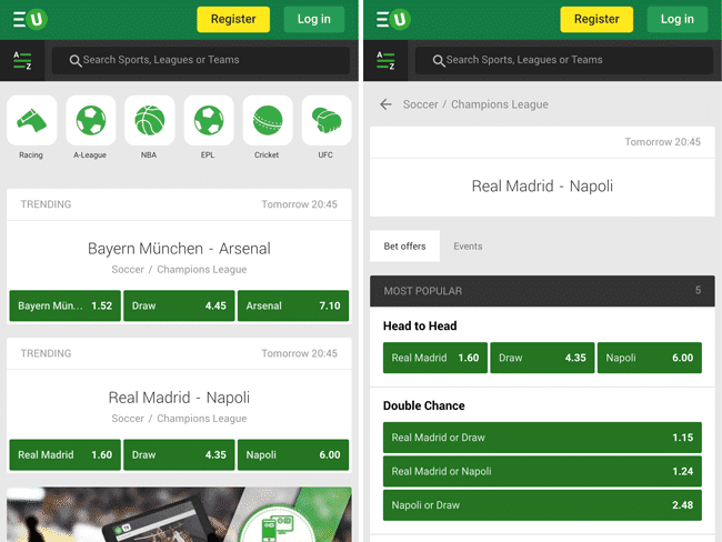 Unibet app