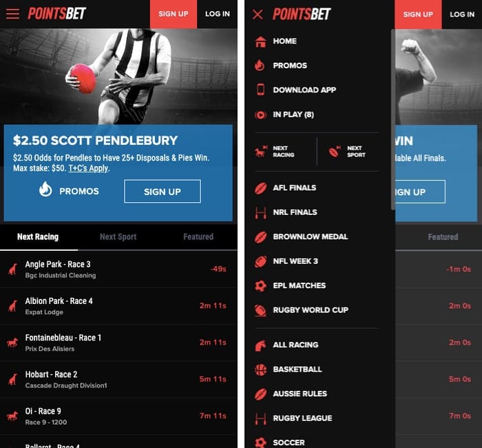 lll PointsBet Australia Review Betting on Point 2019