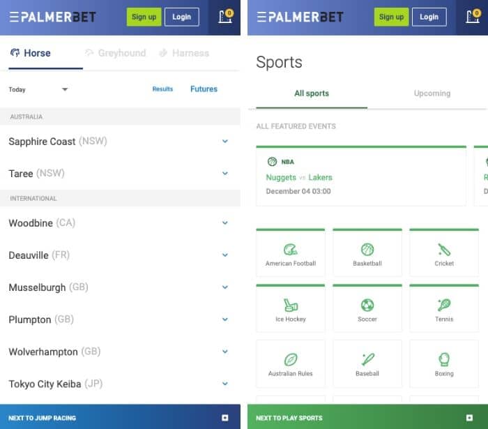 Palmerbet android apps