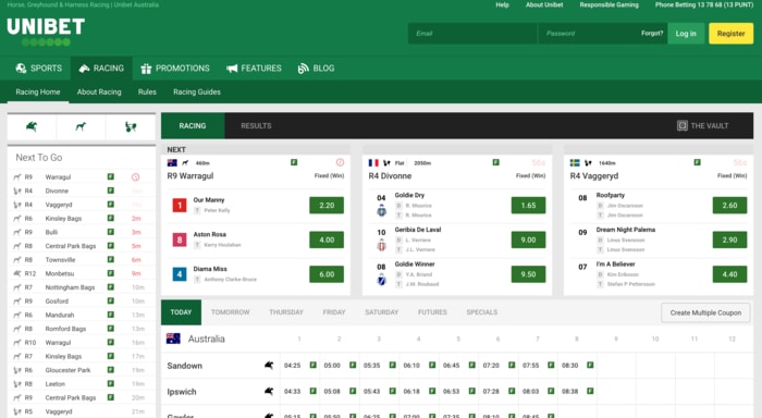unibet horse racing