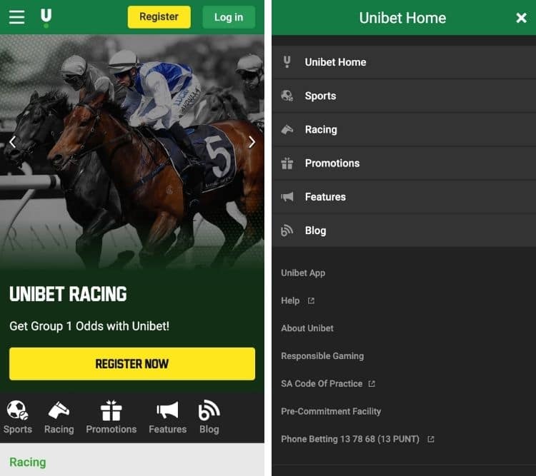 unibet mobile app