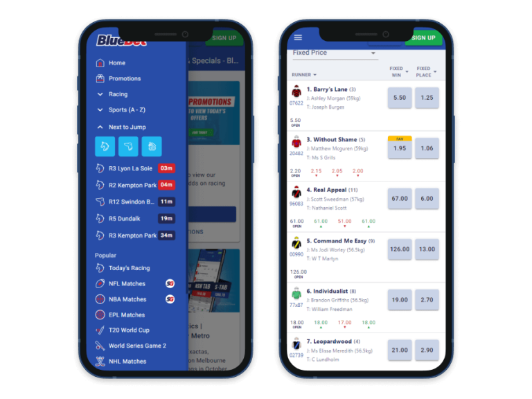 bluebet app