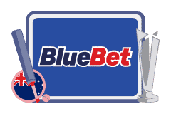 bluebet logo and t20 world cup images