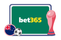 bet365 logo and world cup image