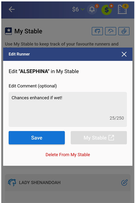 Palmerbet my stable comments